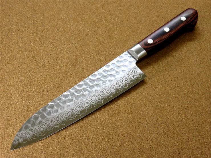 関の刃物】【三徳包丁 18.5cm(185mm)】【国産日本製】 富士觀 鎚目鍛造