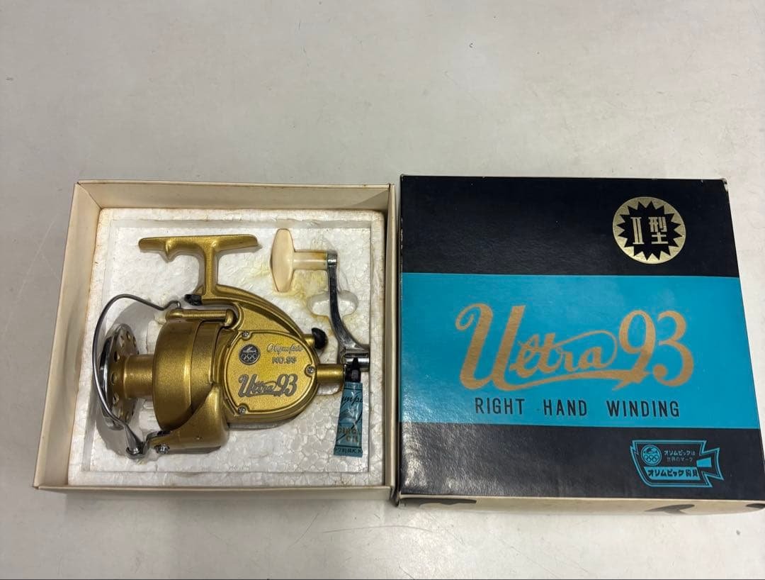 Ultra 93 スピニングリール 右巻き ゴールド シマノ ゴールド デミ 1 SHIMANO GOLD DEMI-1 右巻き オールドリール